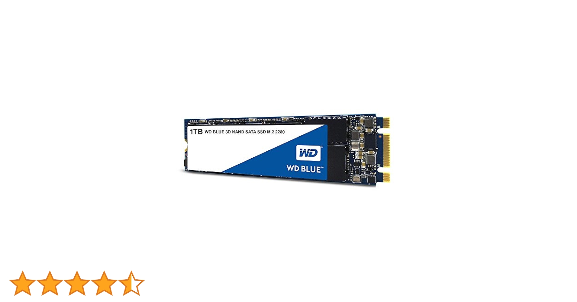 内蔵型SSD WD Blue M.2 NVMe SSD 1TB WDC WDS100T2B0C Amazon | WD 内蔵SSD M.2-2280 / 1TB / WD Blue 3D / SATA3.0